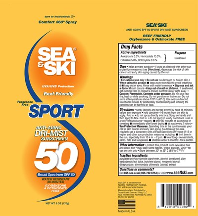 Sea&Ski SPF 50 Sport C-Spray - Sleeve SPORT 50 (2020)